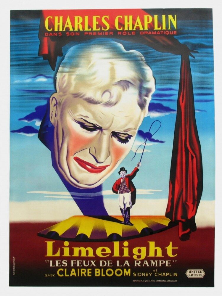 Огни рампы (1952) постер