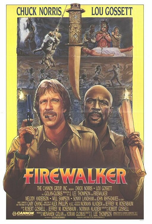 Идущий в огне (1986) постер
