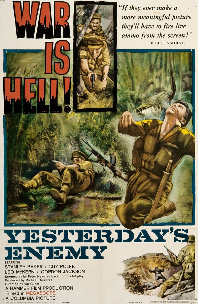 Вчерашний враг (1959) постер