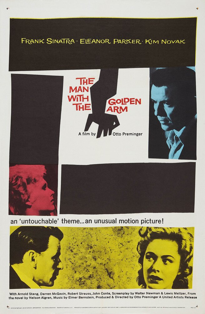 Человек с золотой рукой (1955) постер