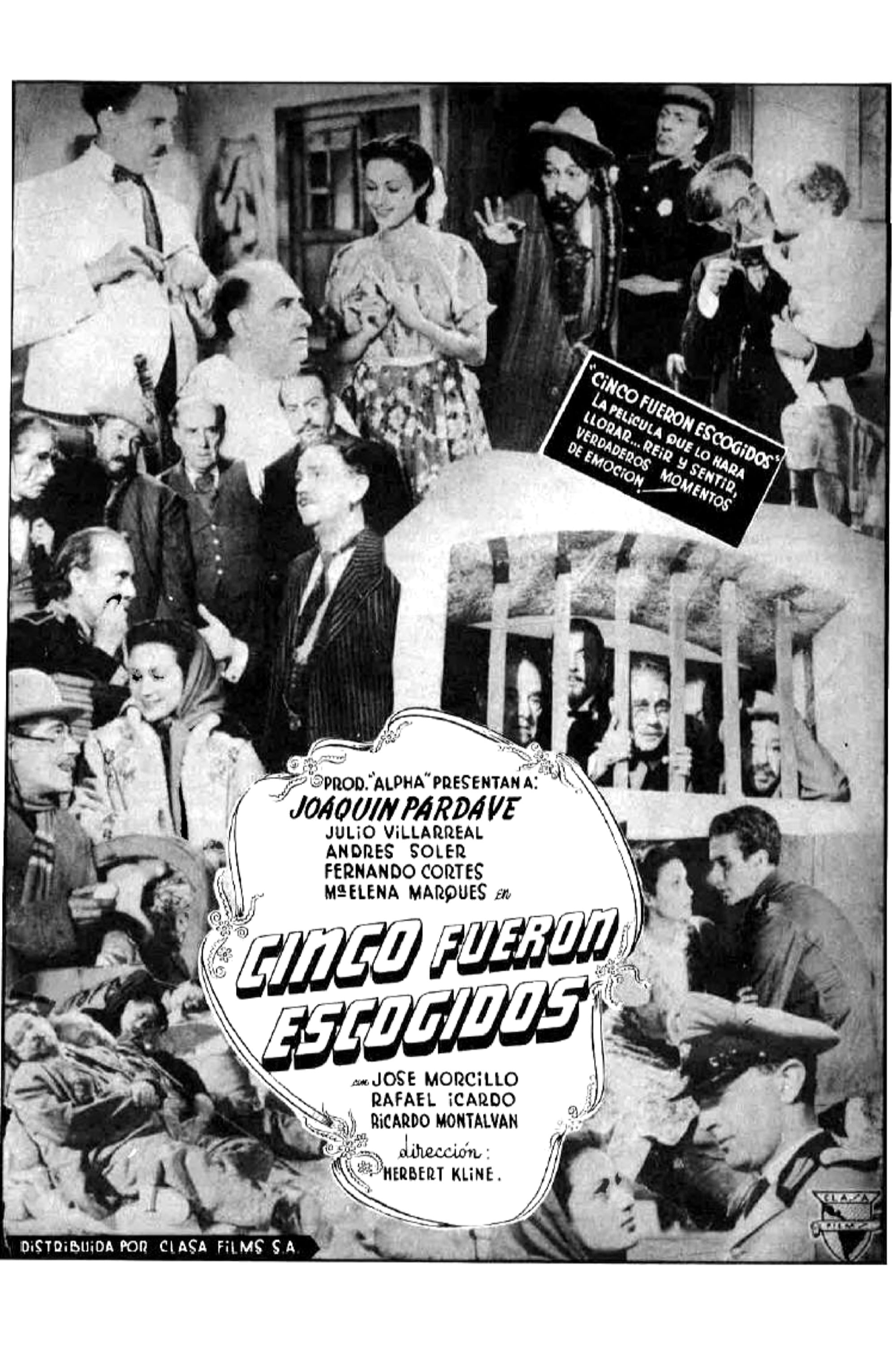 Cinco fueron escogidos (1943) постер