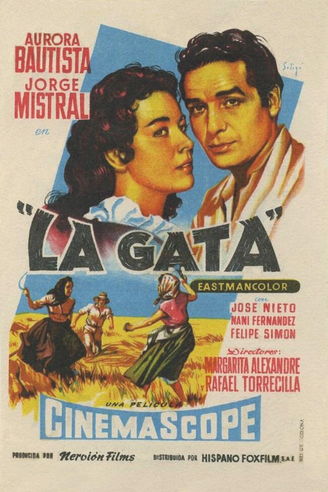 La gata (1956) постер