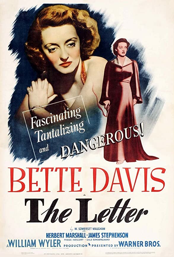Письмо (1940) постер