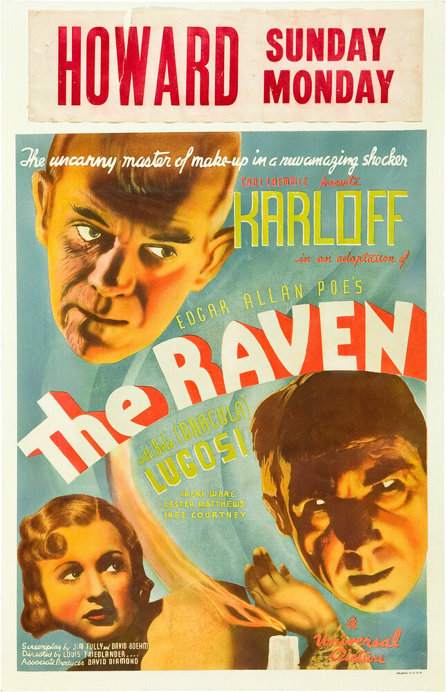 Ворон (1935) постер