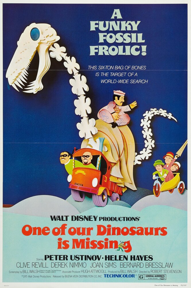 Пропавший динозавр (1975) постер