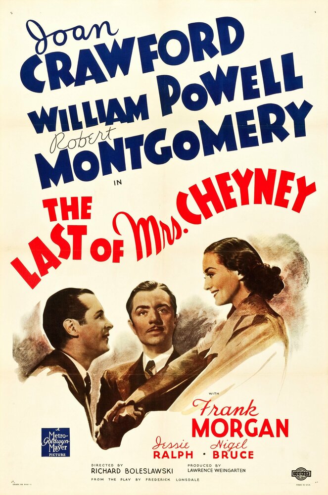 Конец миссис Чейни (1937) постер