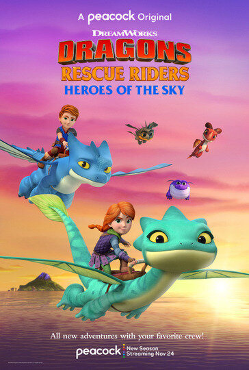 Dragons Rescue Riders: Heroes of the Sky (2021) постер