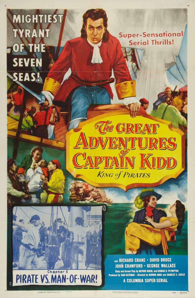 Великие приключения Капитана Кидда (1953) постер
