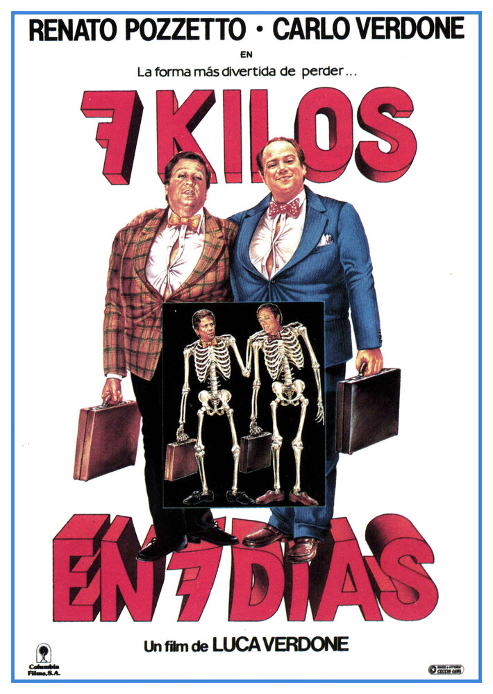 7 килограмм за 7 дней (1986) постер