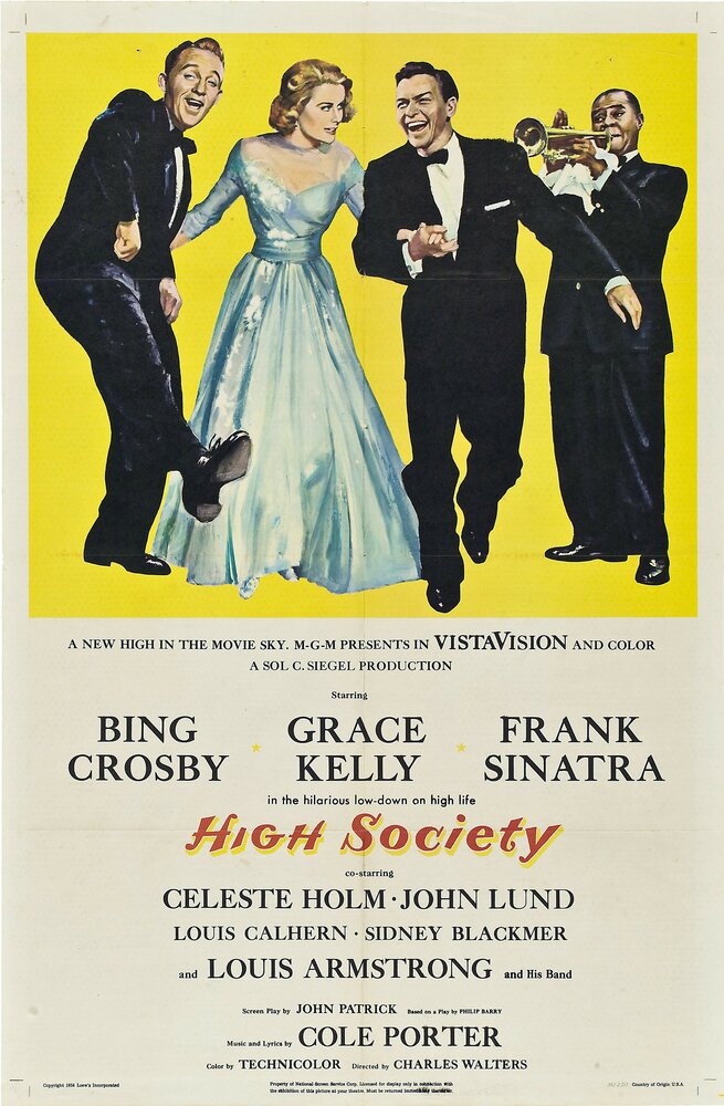 Высшее общество (1956) постер