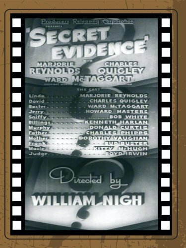 Secret Evidence (1941) постер