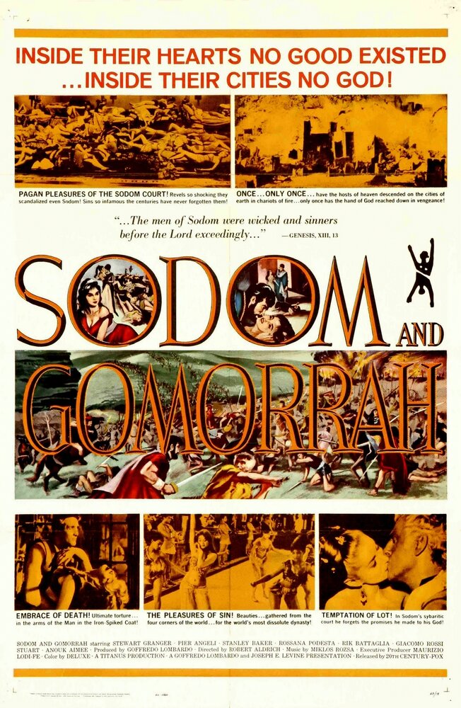 Содом и Гоморра (1962) постер