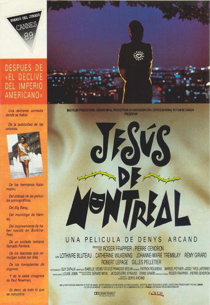 Иисус из Монреаля (1989) постер