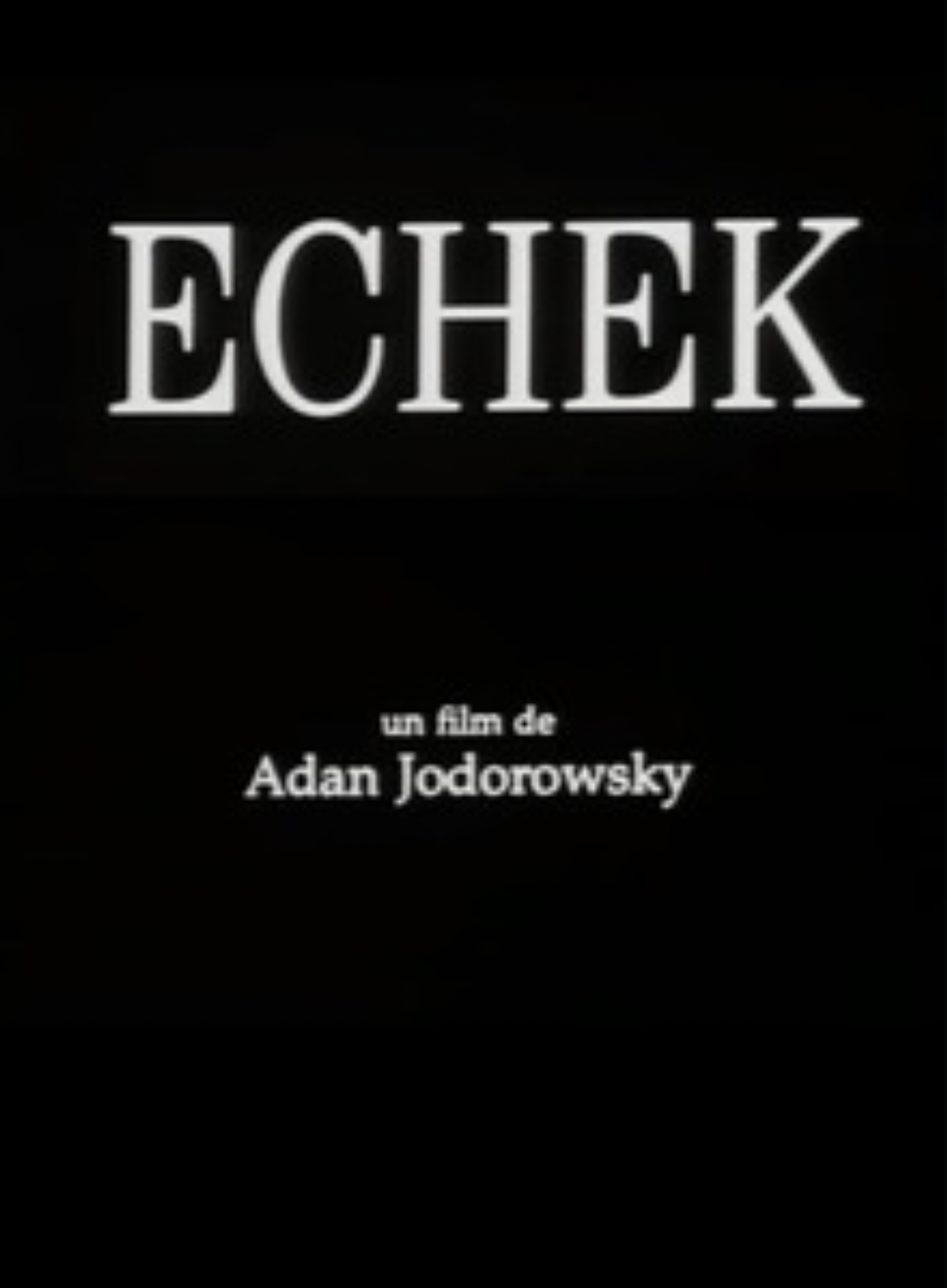 Echek (2000) постер